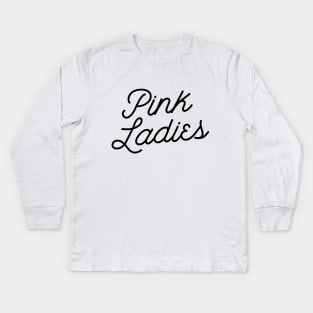 Pink Ladies Kids Long Sleeve T-Shirt